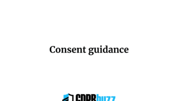 Consent guidance