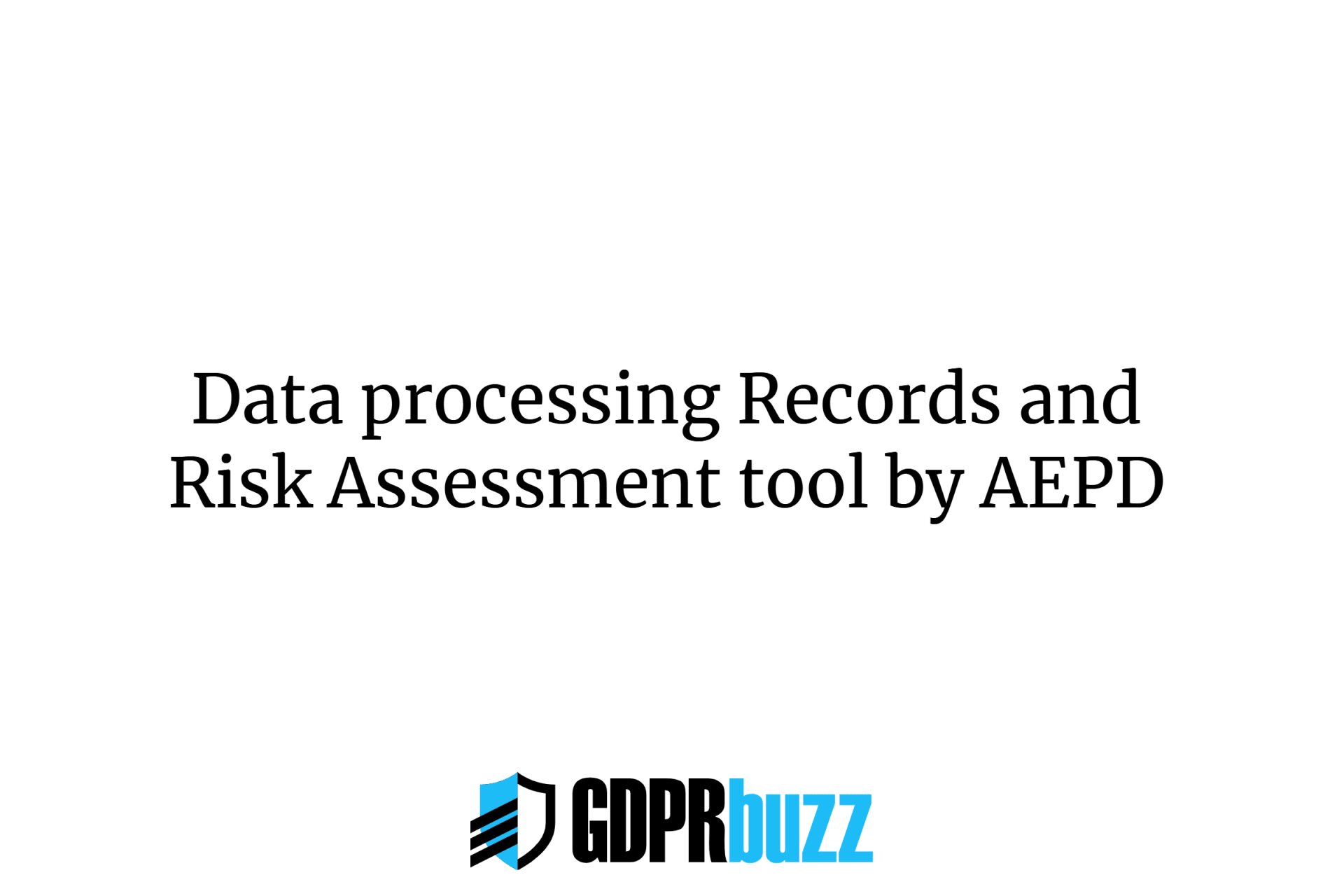 Data processing records and risk assessment