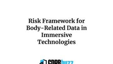 Risk Framework for Body-Related Data in Immersive Technologies