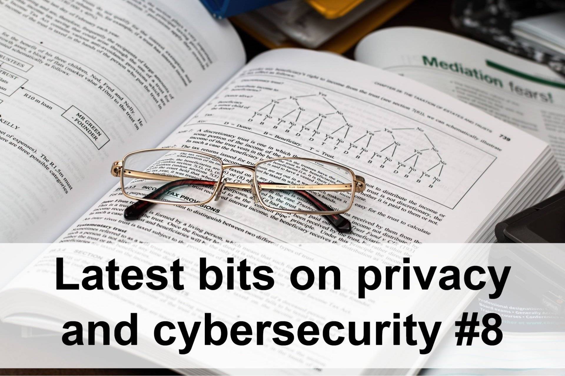 Latest bits on privacy and cybersecurity #8
